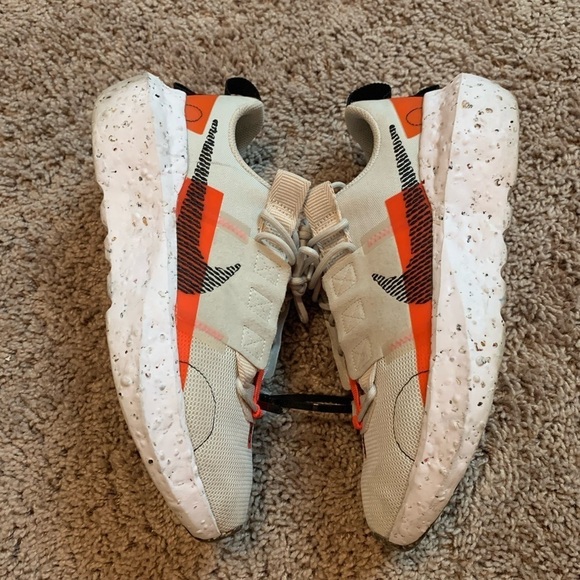 Nike Crater Impact Light Bone Bright Crimson Sneakers Athletic Shoes Size 8,5 - Picture 10 of 15
